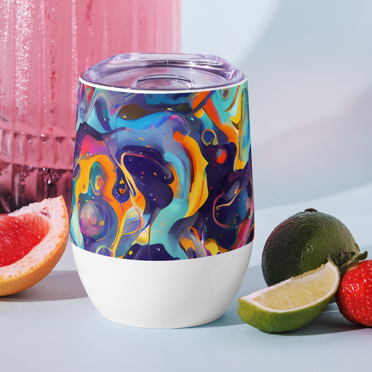 Wine Tumbler - Whimsical Fusion