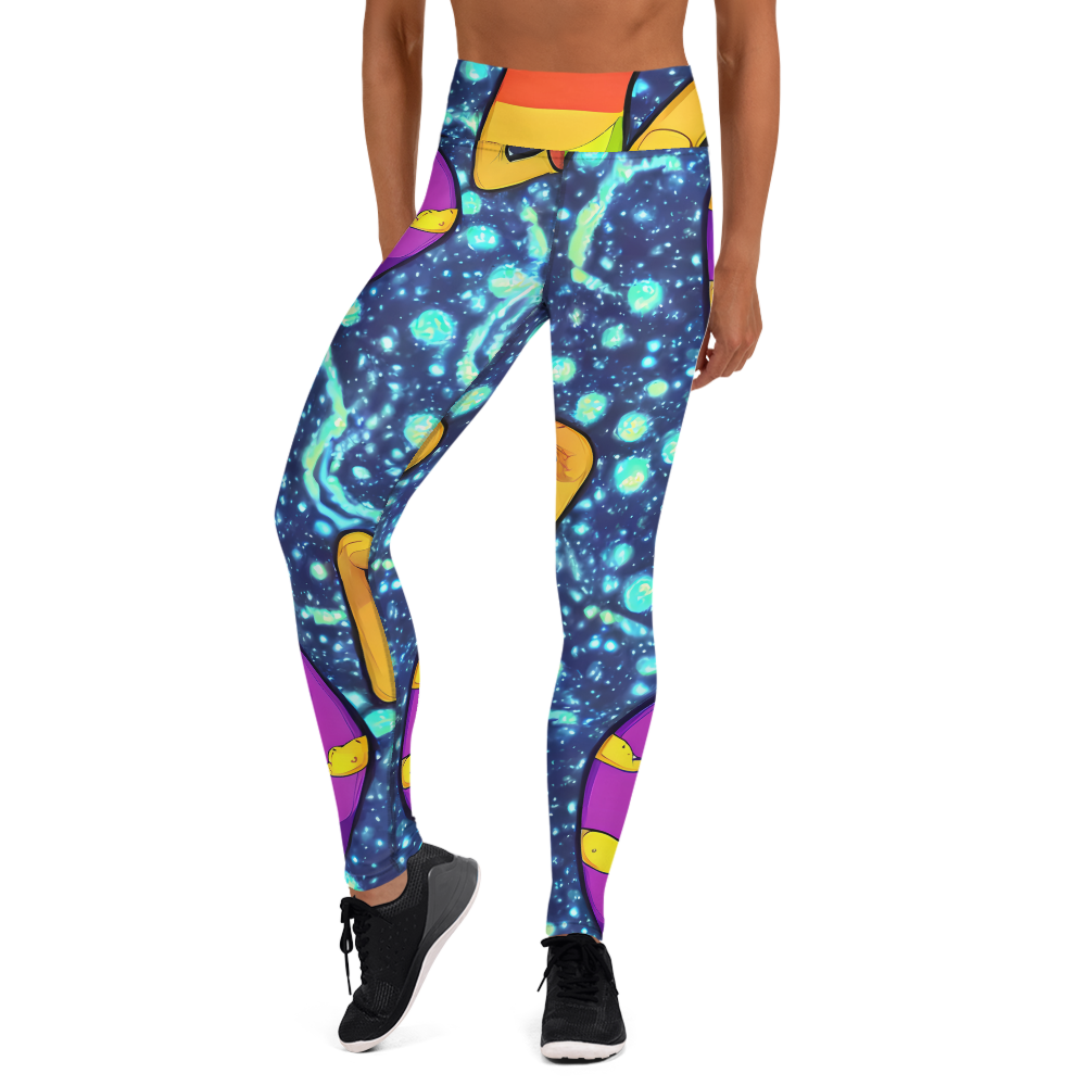 Yoga Leggings - Cosmic Siblings