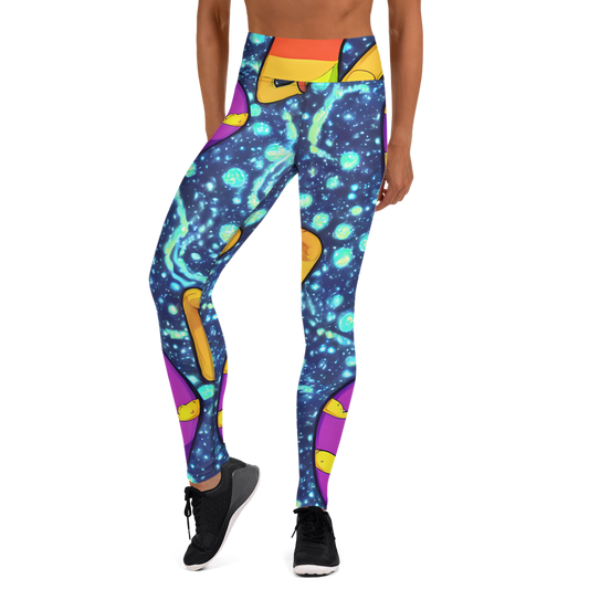 Yoga Leggings - Cosmic Siblings