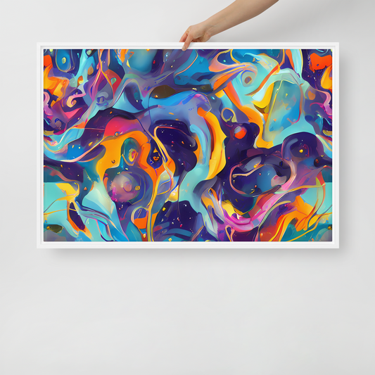 Framed Canvas - Whimsical Fusion