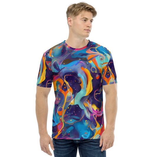 Men's Crew Neck T-Shirt - Whimsical Fusion