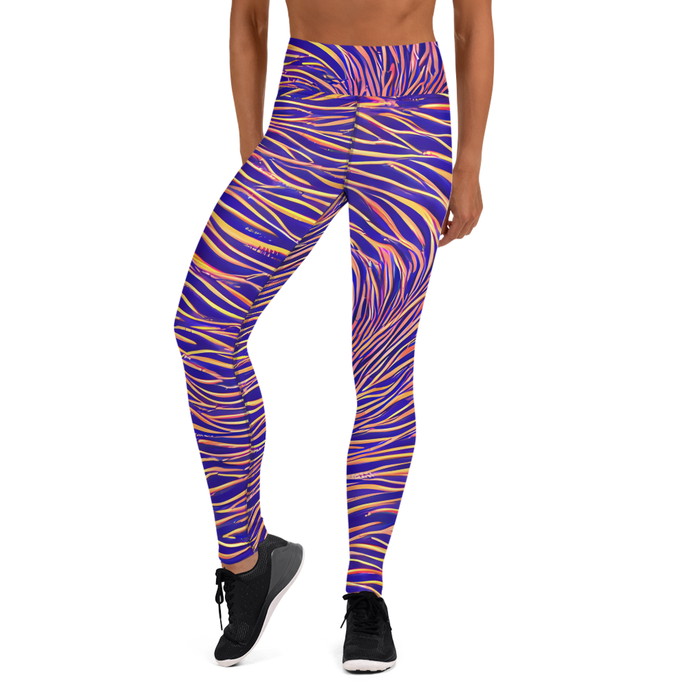 Yoga Leggings - Vortex Strands