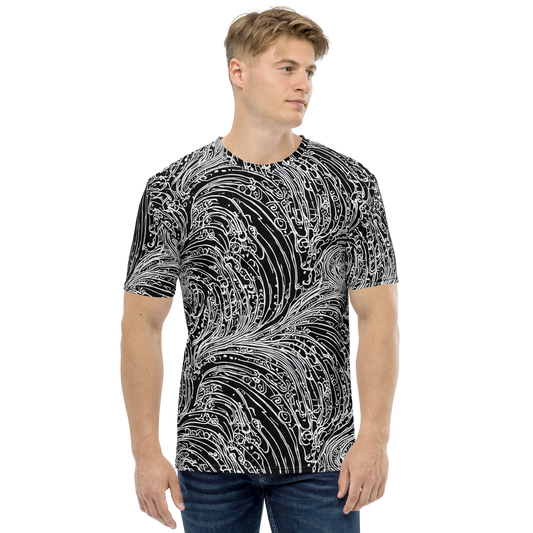 Men's Crew Neck T-Shirt - Stellar Tsunami