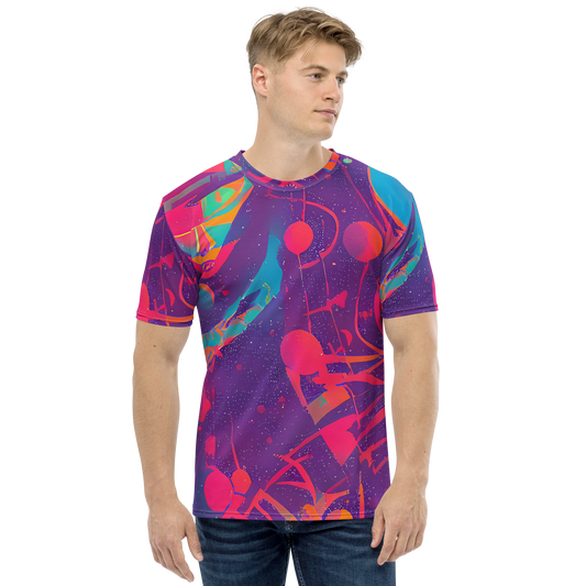 Men's Crew Neck T-Shirt - Spheric Rhapsody