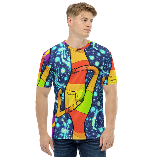 Men's Crew Neck T-Shirt - Cosmic Siblings