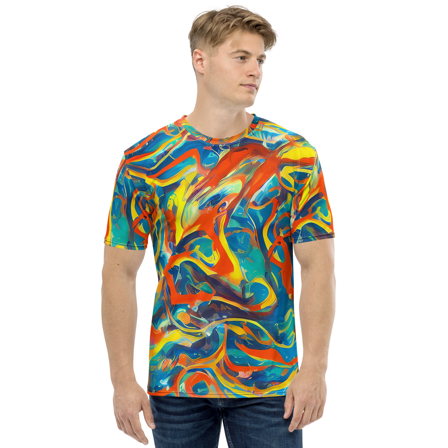 Men's Crew Neck T-Shirt - Chromatic Fusion