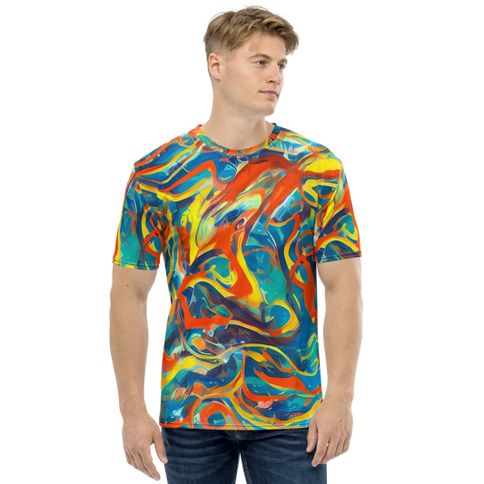 Men's Crew Neck T-Shirt - Chromatic Fusion