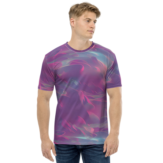 Men's Crew Neck T-Shirt - Dreamscape Swirl