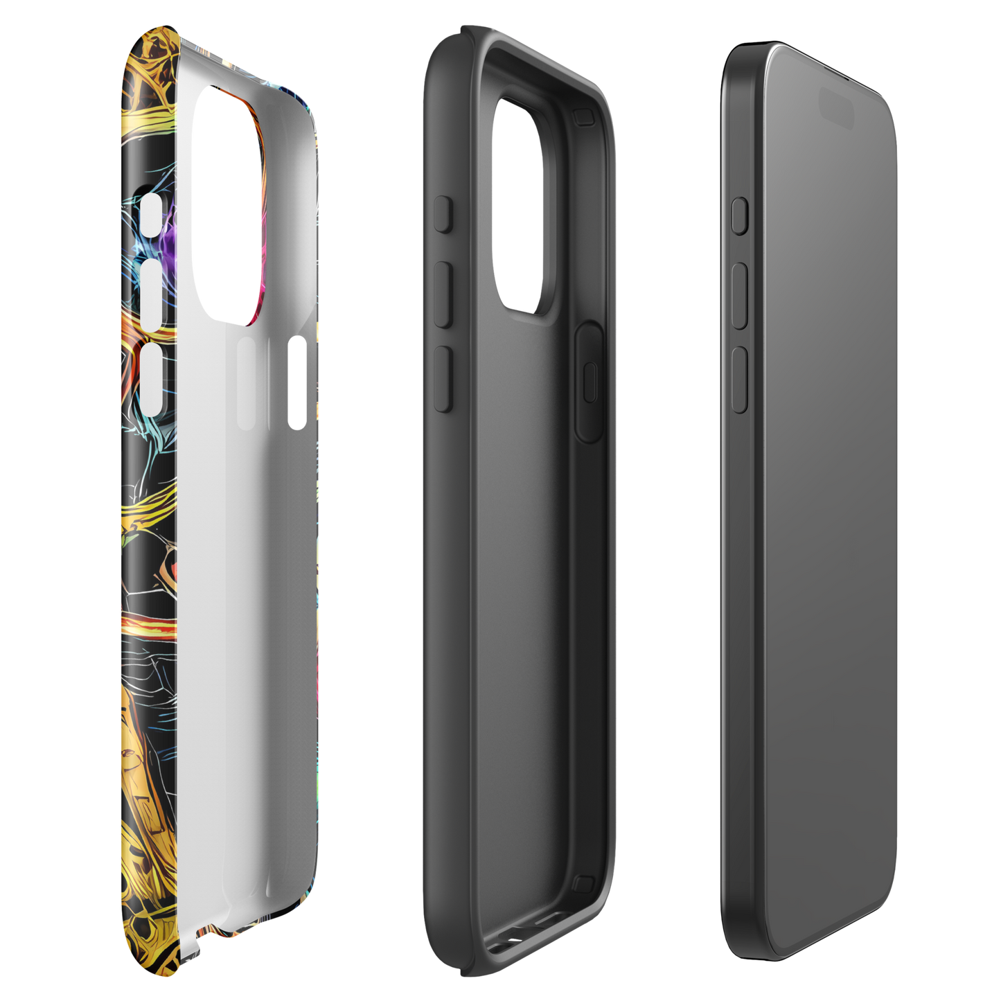 Tough Case for iPhone® - Psychedelic Pulsar