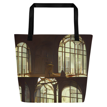 Large Tote Bag w/ Pocket - Dutch Perspective