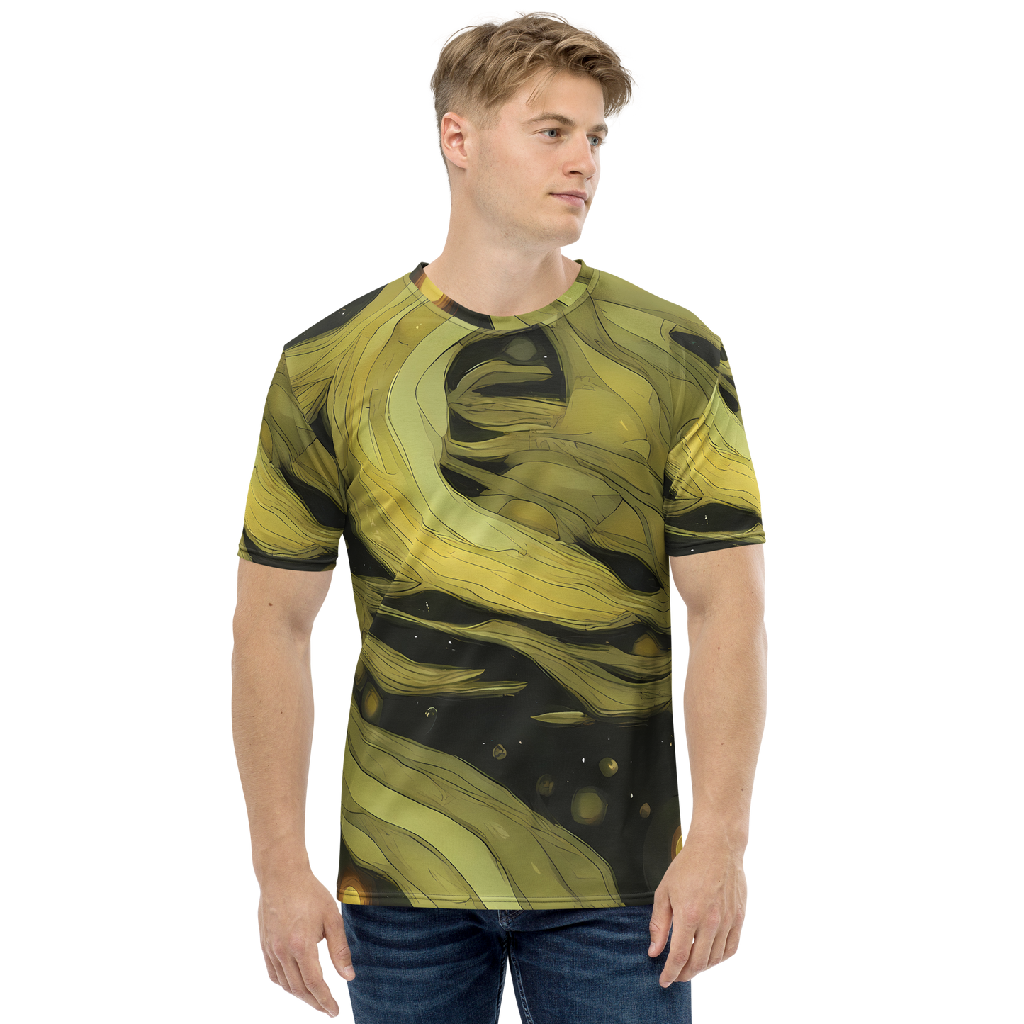 Men's Crew Neck T-Shirt - Whispered Breeze