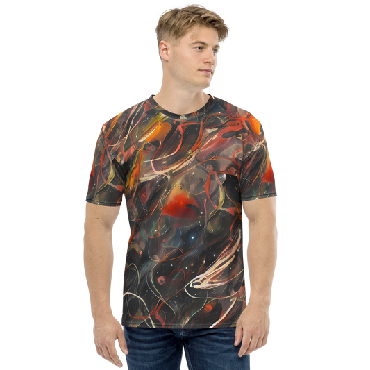 Men's Crew Neck T-Shirt - Temporal Vortex