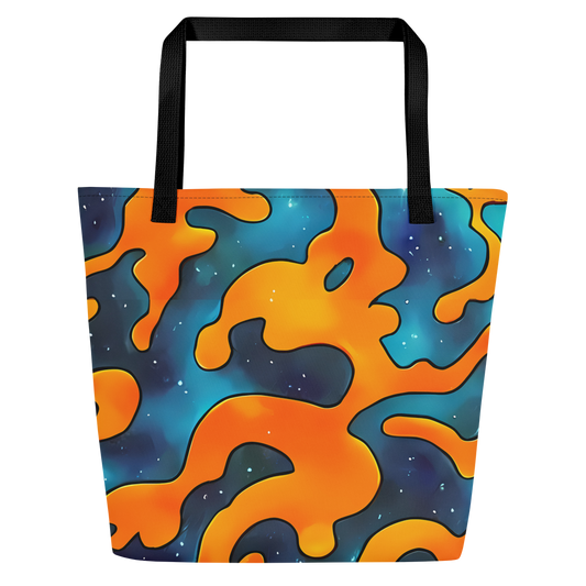 Large Tote Bag w/ Pocket - Criswell Cosmos