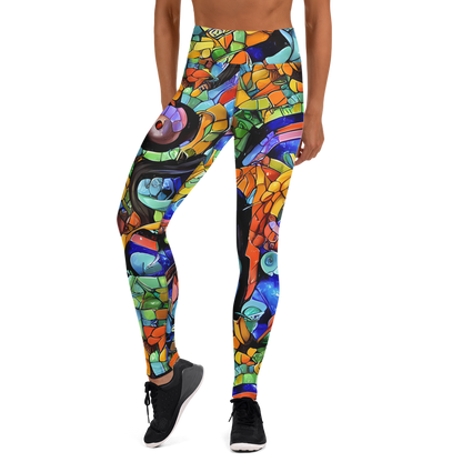 Yoga Leggings - Cascade Muralista