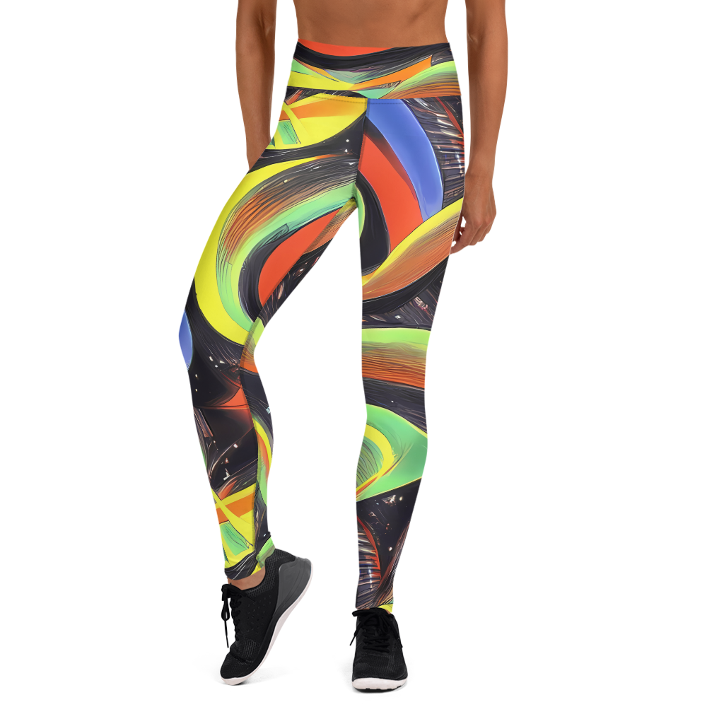 Yoga Leggings - Tenggren Whirl