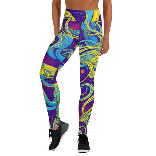 Yoga Leggings - Stellar Swirls