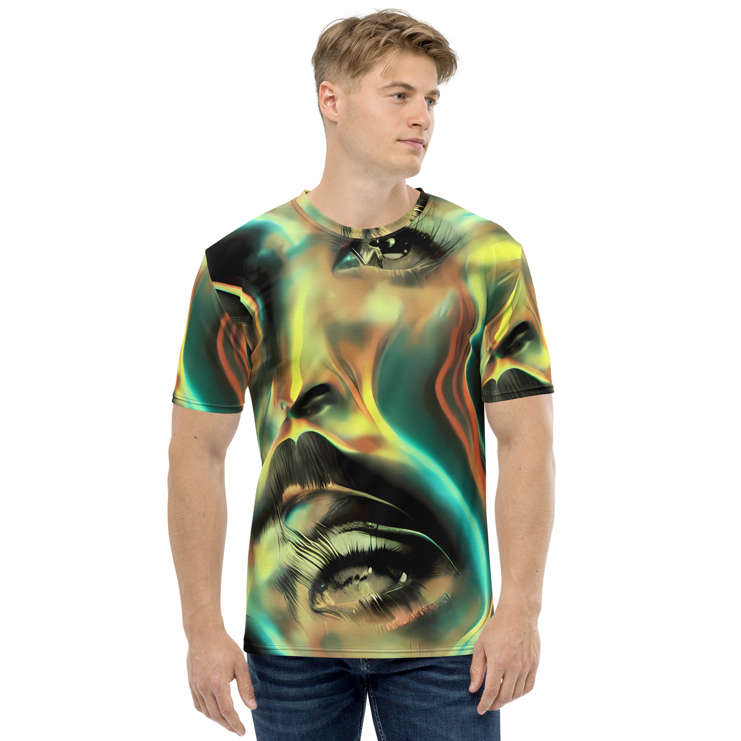 Men's Crew Neck T-Shirt - Newtonian Visage