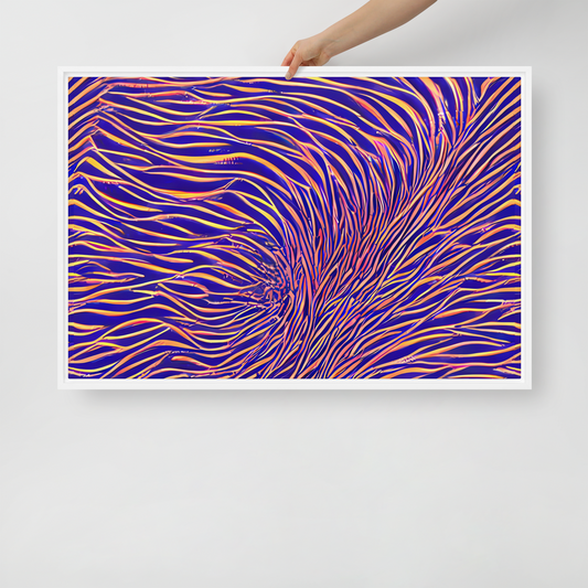 Framed Canvas - Vortex Strands