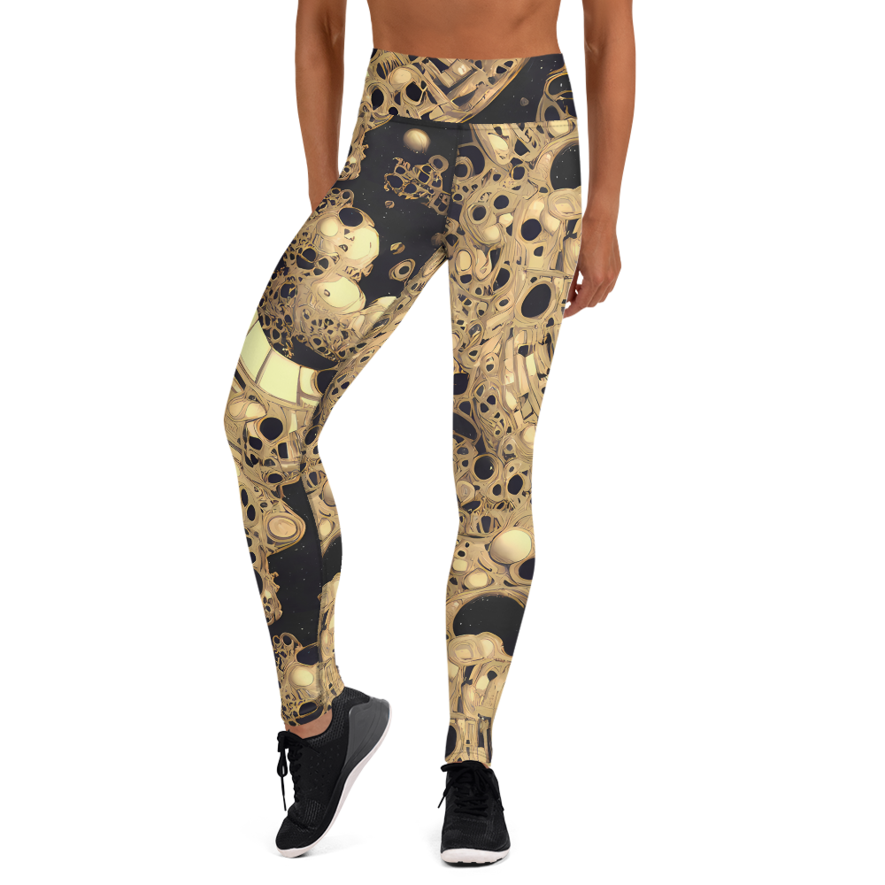 Yoga Leggings - Baroque Orbit