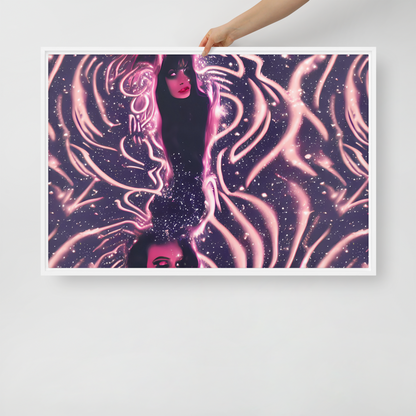 Framed Canvas - Stardust Siren