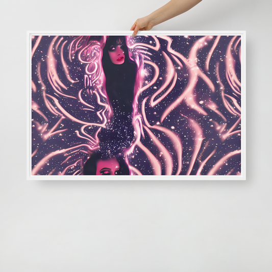 Framed Canvas - Stardust Siren