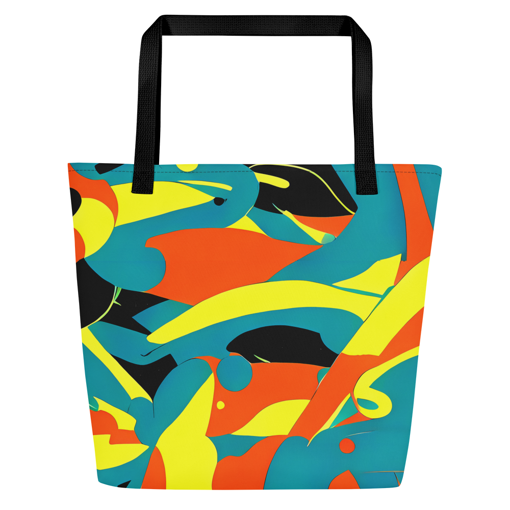 Large Tote Bag w/ Pocket - Gerace Jive