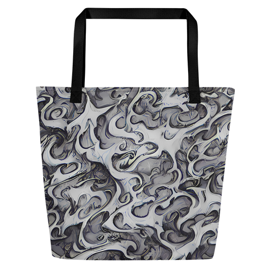 Large Tote Bag w/ Pocket - Mashburn Swirls