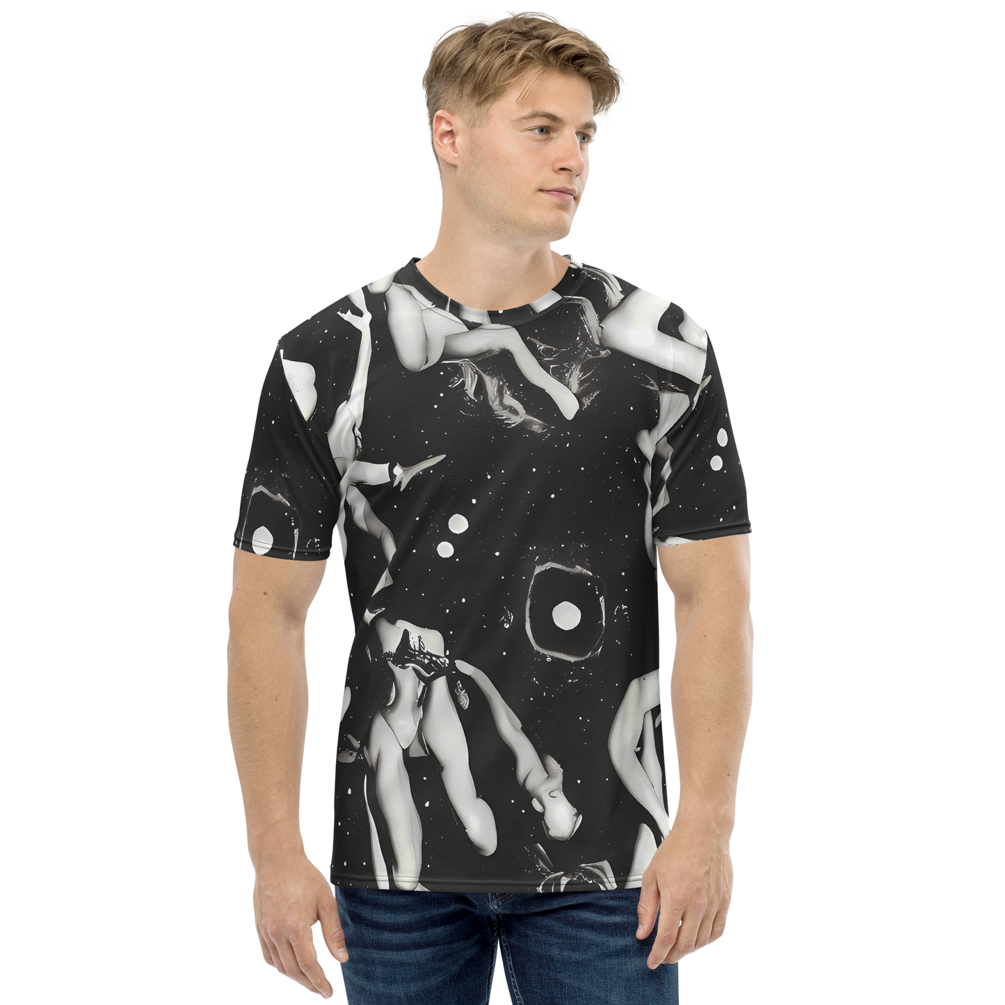 Men's Crew Neck T-Shirt - Galactic Vogue