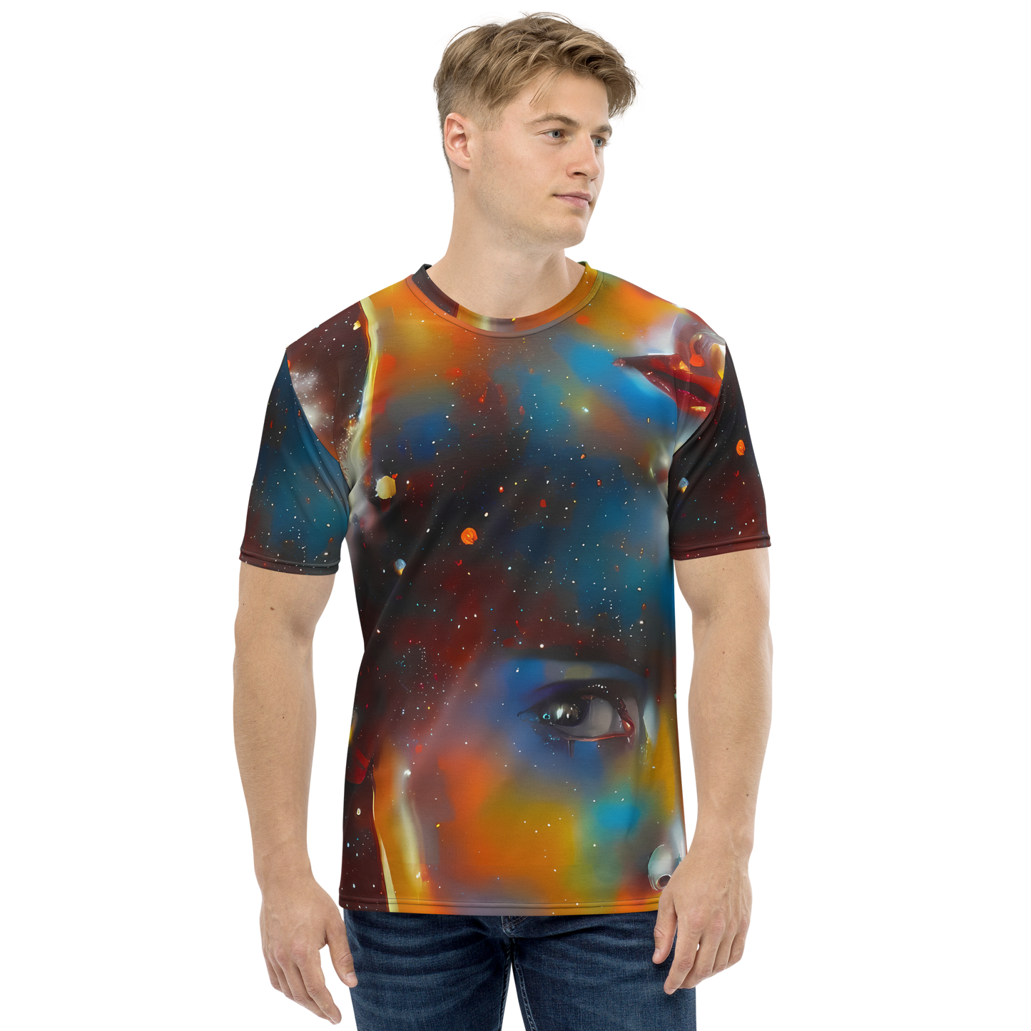 Men's Crew Neck T-Shirt - Celestial Vogue