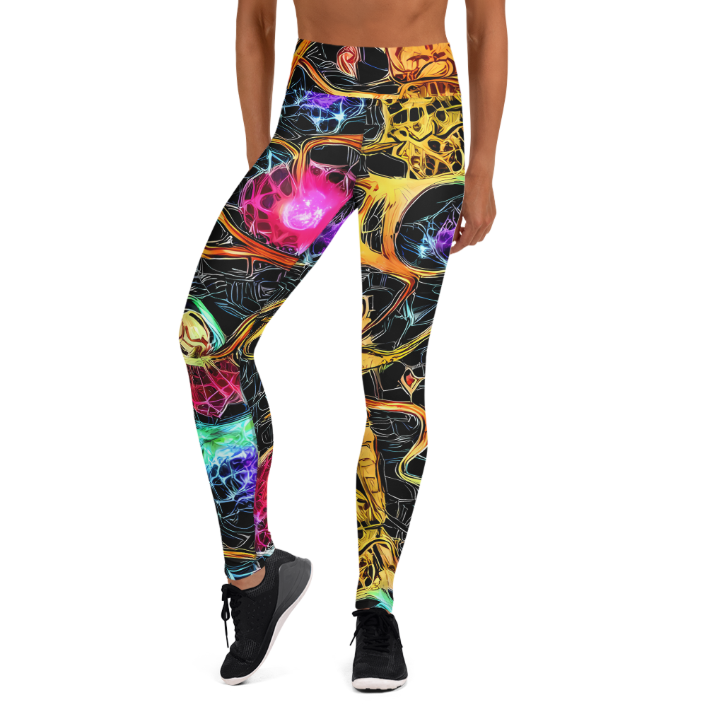 Yoga Leggings - Psychedelic Pulsar