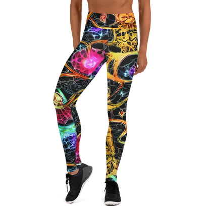 Yoga Leggings - Psychedelic Pulsar