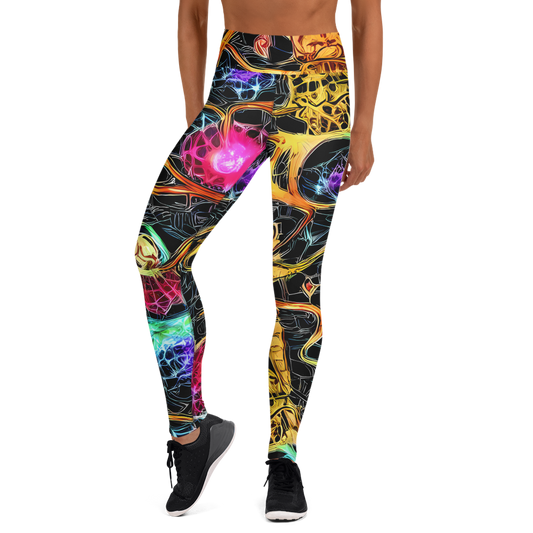 Yoga Leggings - Psychedelic Pulsar