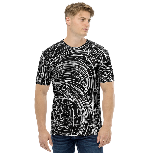 Men's Crew Neck T-Shirt - Biomech Spiral