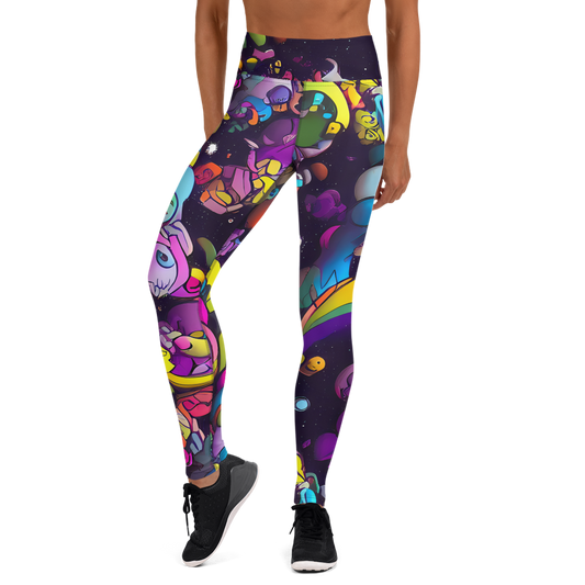 Yoga Leggings - Galactic Playground