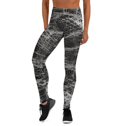 Yoga Leggings - Monochrome Mesh