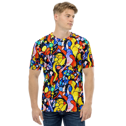 Men's Crew Neck T-Shirt - Supernova Symphony