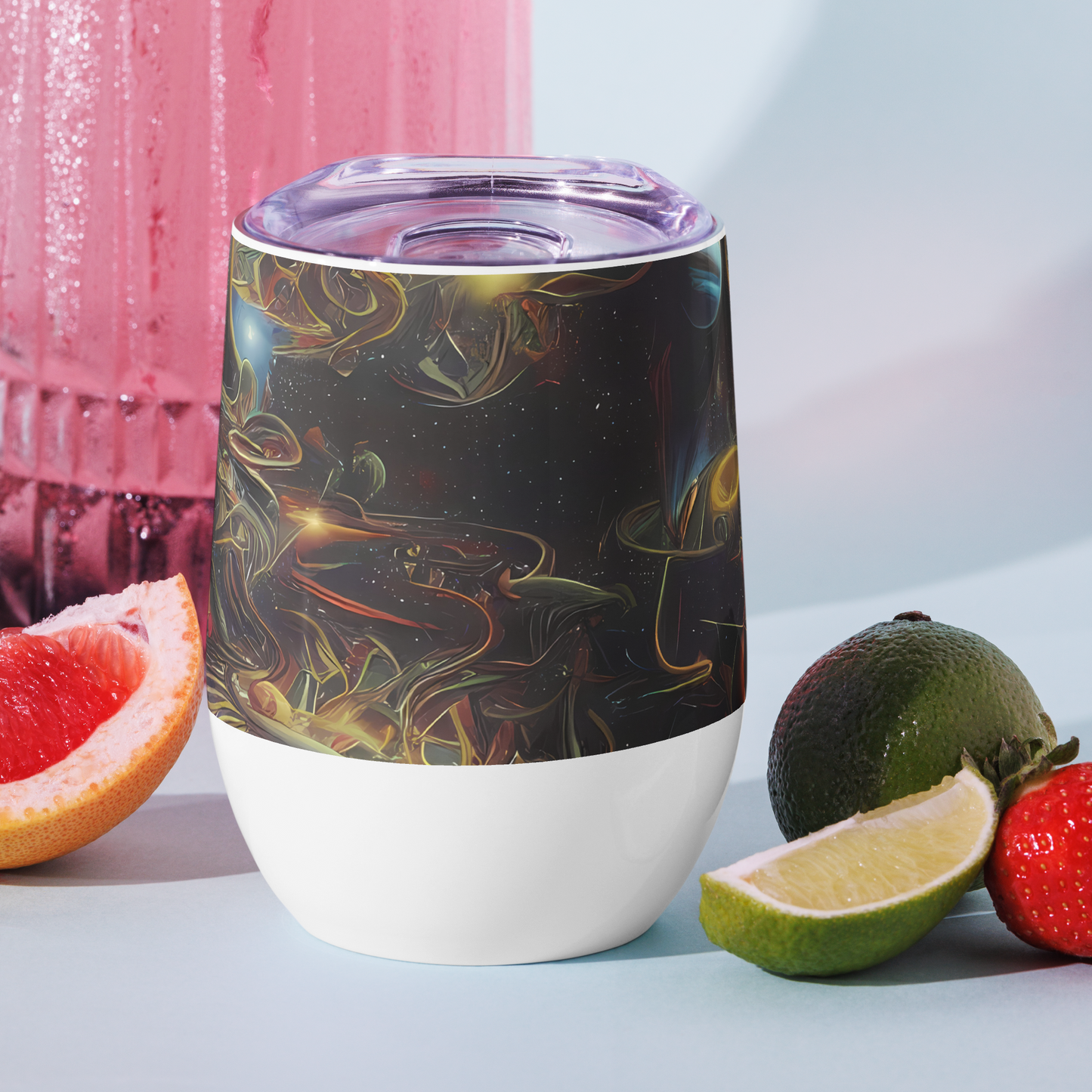 Wine Tumbler - Galactic Swirl