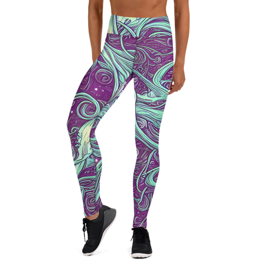 Yoga Leggings - Temple Swirls