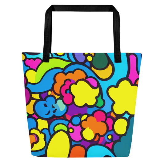 Large Tote Bag w/ Pocket - Pop Playland