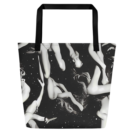 Large Tote Bag w/ Pocket - Galactic Vogue