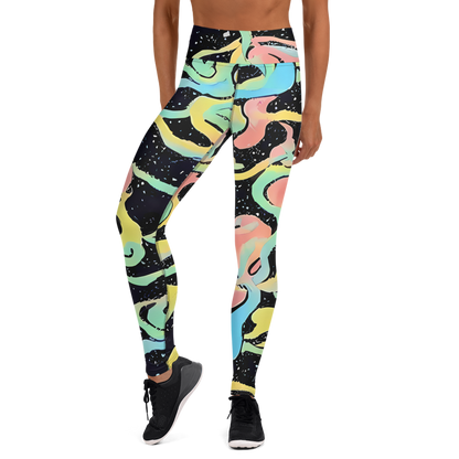 Yoga Leggings - Mcguire Wavelength