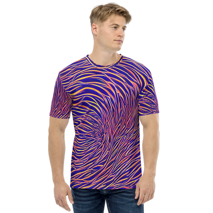 Men's Crew Neck T-Shirt - Vortex Strands