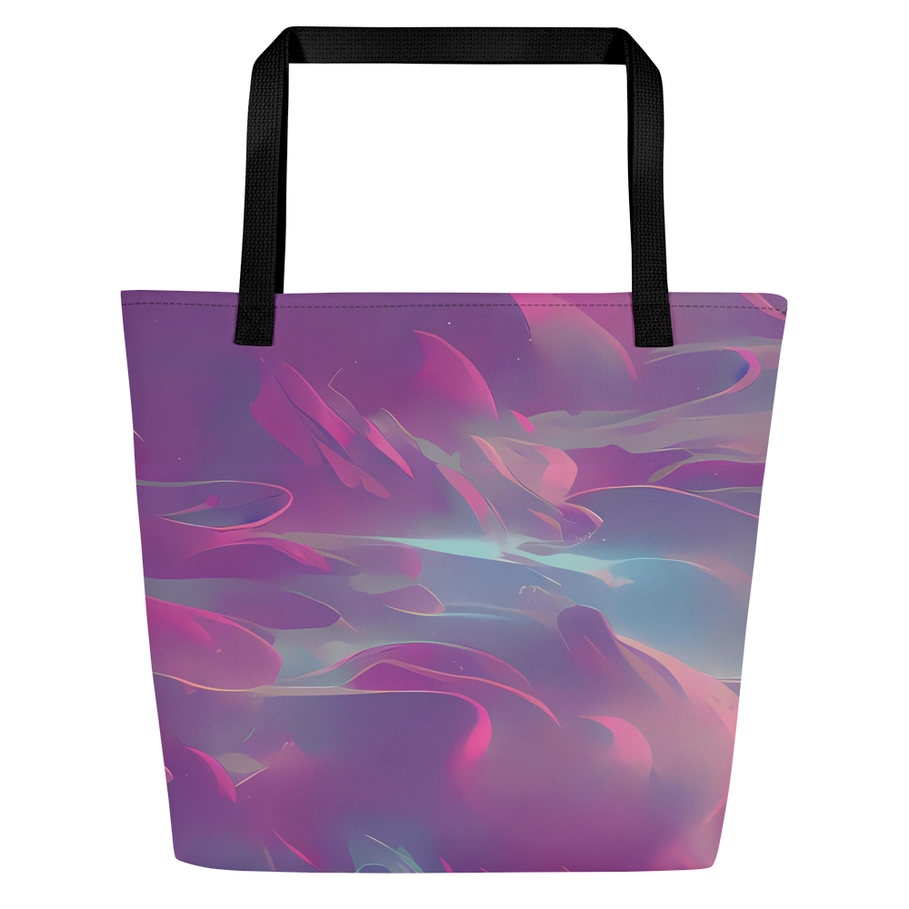Large Tote Bag w/ Pocket - Dreamscape Swirl