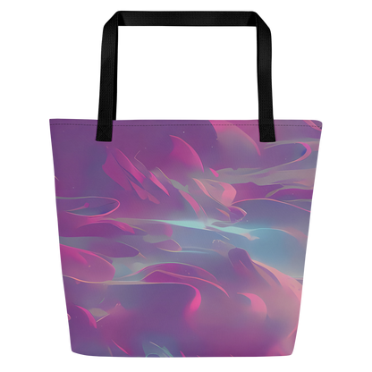 Large Tote Bag w/ Pocket - Dreamscape Swirl