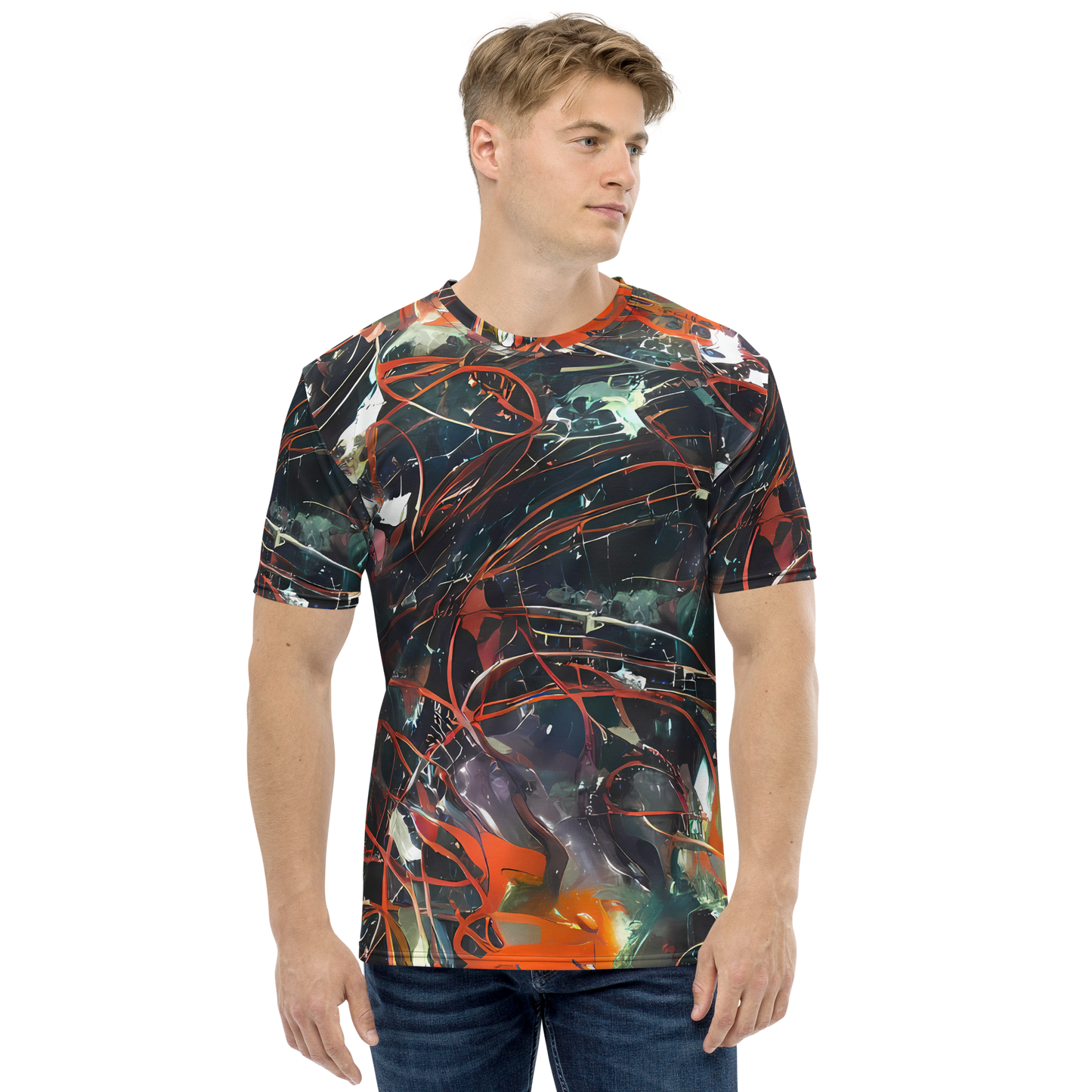 Men's Crew Neck T-Shirt - Chaos Canvas