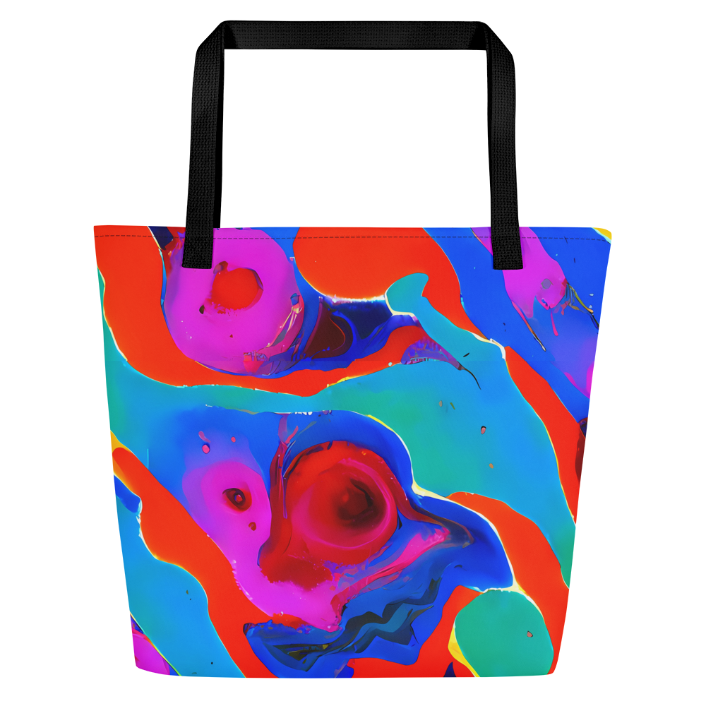 Large Tote Bag w/ Pocket - Irvin Rhapsody