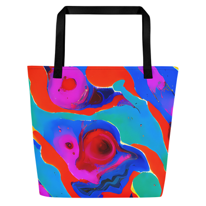 Large Tote Bag w/ Pocket - Irvin Rhapsody