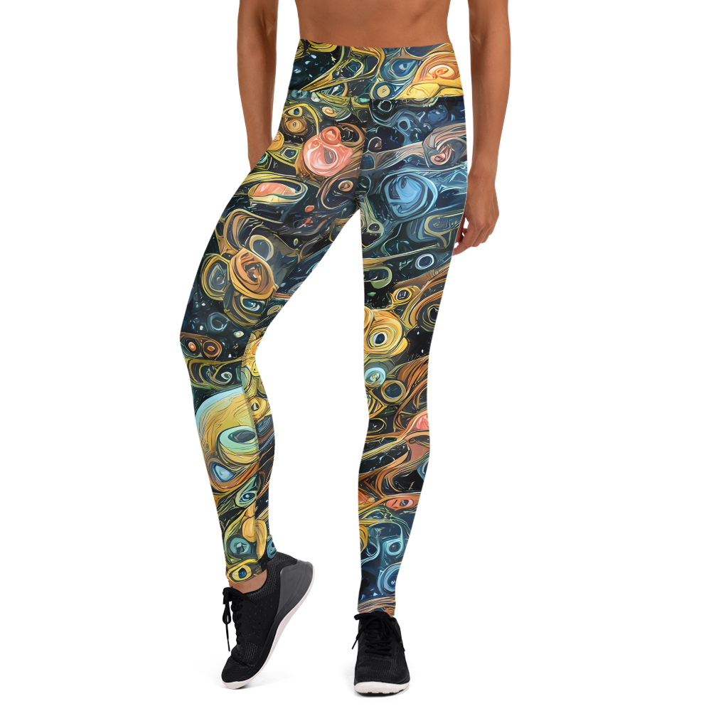 Yoga Leggings - Wild Cosmos