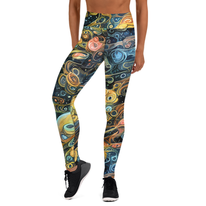 Yoga Leggings - Wild Cosmos