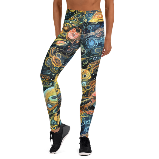 Yoga Leggings - Wild Cosmos